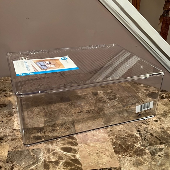 iDesign Storage & Organization Idesign Hingedlid Stackable Box